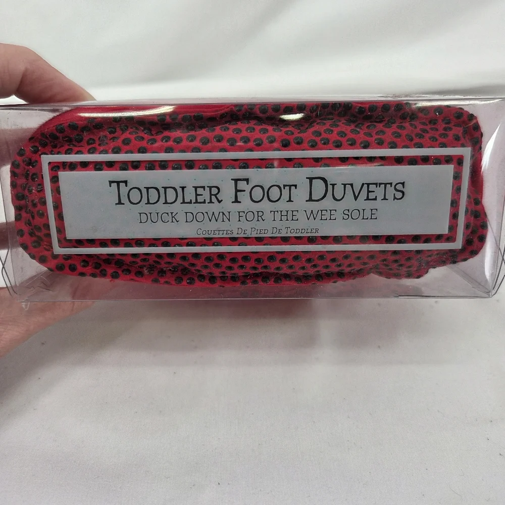 Restoration Hardware NIB Toddler Foot Duvets fits shoe size 4-6